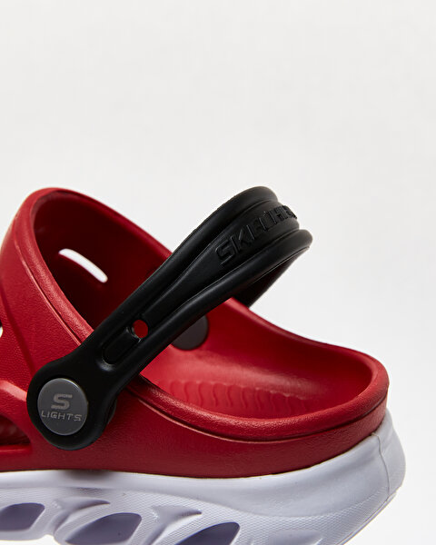Skechers Hypno - Splash  -  Razder Küçük Erkek Çocuk Kırmızı Işıklı Terlik 402000N RED-8