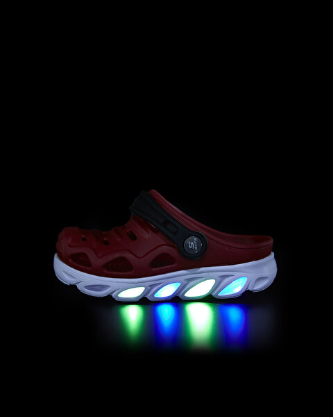 Skechers Hypno - Splash  -  Razder Küçük Erkek Çocuk Kırmızı Işıklı Terlik 402000N RED-10