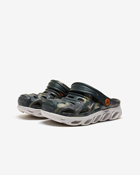 Skechers Hypno - Splash Büyük Erkek Çocuk Haki Işıklı Terlik 402004L CAMO-4