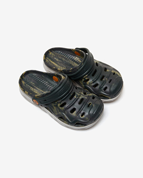 Skechers Hypno - Splash Büyük Erkek Çocuk Haki Işıklı Terlik 402004L CAMO-7