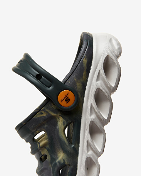 Skechers Hypno - Splash Büyük Erkek Çocuk Haki Işıklı Terlik 402004L CAMO-8