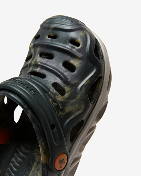 Skechers Hypno - Splash Büyük Erkek Çocuk Haki Işıklı Terlik 402004L CAMO-9