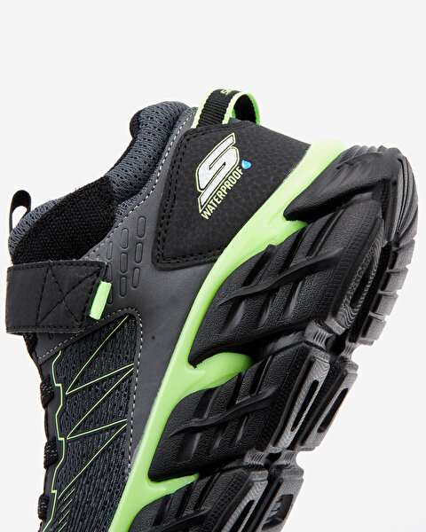 Skechers Tech - Grip Büyük Erkek Çocuk Gri/siyah/yeşil Bot 403806L CBLM-7