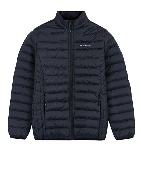 Skechers W Turtle Neck Essential Jacket Kadın Siyah Mont S212273-001-9