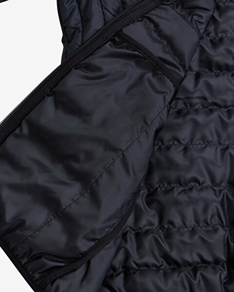 Skechers W Turtle Neck Essential Jacket Kadın Siyah Mont S212273-001-11