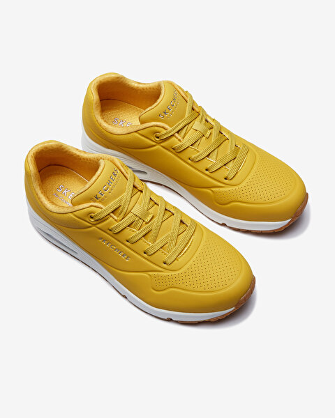 Skechers Uno  - Stand On Air Kadın Sarı Sneakers 73690 YLW-5