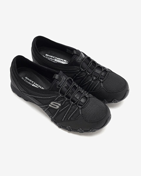 Skechers Bikers Lite - Relive Kadın Siyah Günlük Ayakkabı 100560 BLK-5