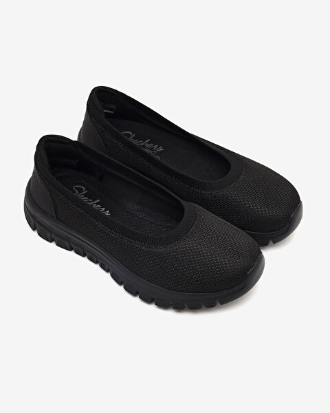 Skechers Graceful Pepwalk Kadın Siyah Günlük Ayakkabı 100696 BBK-4