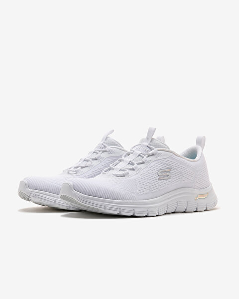 Skechers Arch Fit Vista - Gleaming Kadın Beyaz Spor Ayakkabı 104377 WHT-2