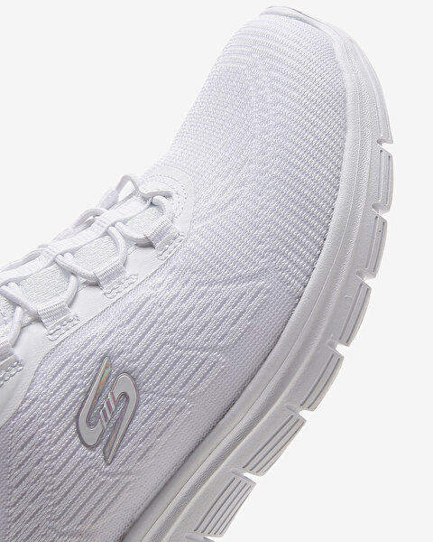 Skechers Arch Fit Vista - Gleaming Kadın Beyaz Spor Ayakkabı 104377 WHT-8