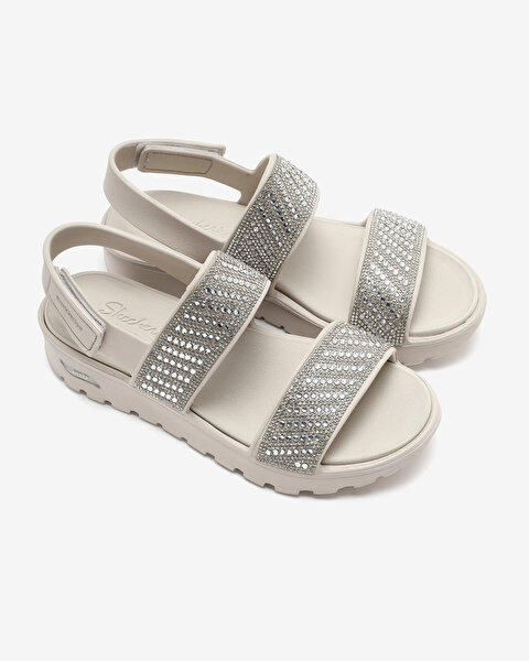 Skechers Arch Fit Footsteps - Enchant Kadın Natürel Sandalet 111531 NAT-5