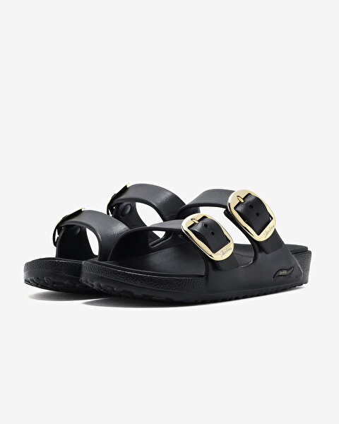 Skechers Arch Fit Cali Breeze 2.0 - Gold Star Kadın Siyah Terlik 111592 BLK-2