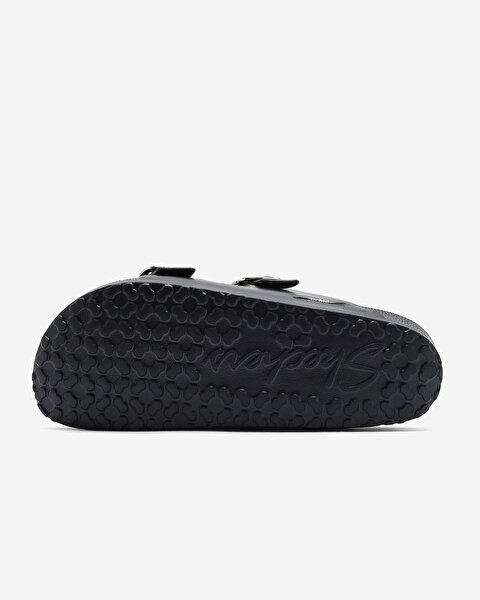 Skechers Arch Fit Cali Breeze 2.0 - Gold Star Kadın Siyah Terlik 111592 BLK-3