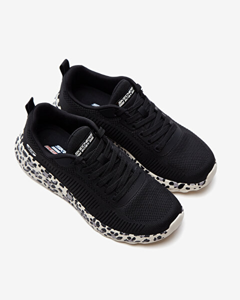 Skechers Bobs Squad Chaos Kadın Siyah Spor Ayakkabı 117218 BLK-5
