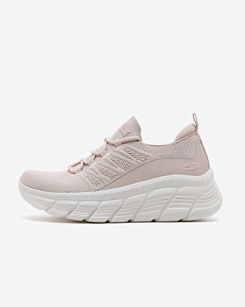 Skechers Bobs B Flex Hi - Leveled Ground Kadın Bej Sneakers 117384 NAT