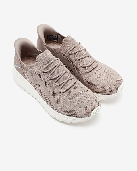 Skechers Bobs Sparrow 2.0 - Lucky Run Kadın Bej Spor Ayakkabı 117620 TPE-5