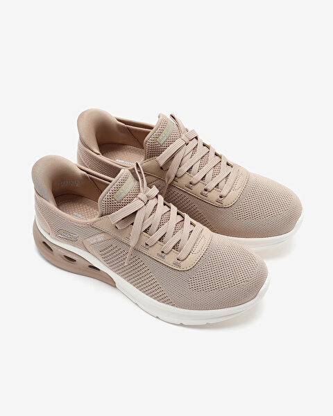 Skechers Bobs Arc Waves 2.0 Kadın Bej Spor Ayakkabı 117638 TAN-5