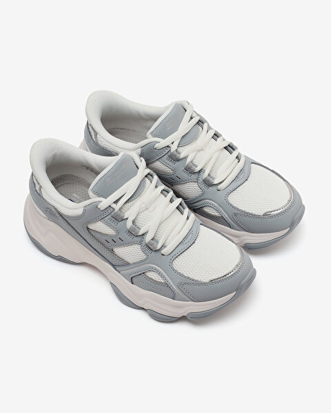 Skechers Bobs Diego Kadın Gri Sneakers 117686 GRY-5