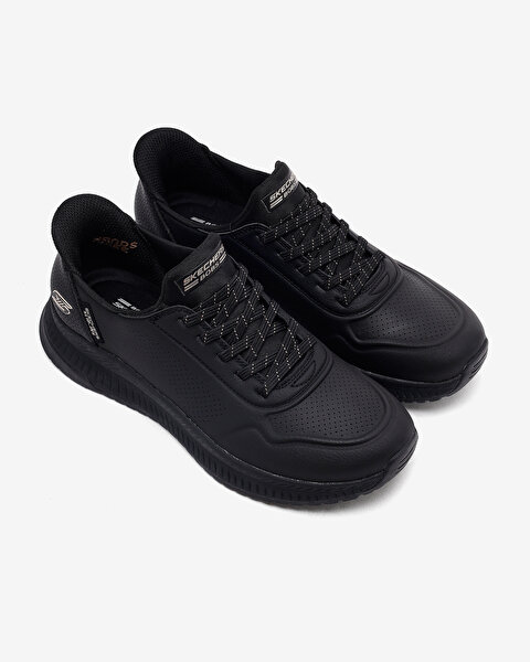 Skechers Bobs Squad 4 Key Look Kadın Siyah Spor Ayakkabı 117740 BBK-5