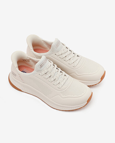 Skechers Bobs Squad 4 Key Look Kadın Beyaz Spor Ayakkabı 117740 WHT-5