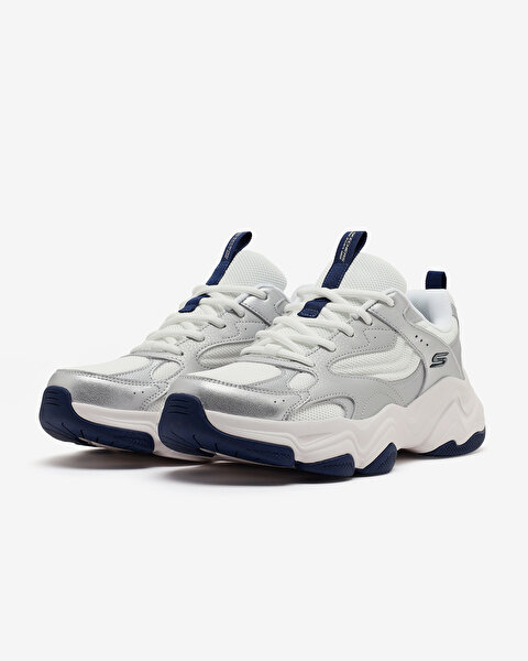 Skechers Bobs Diego Erkek Gri Sneakers 118330 SIL-2