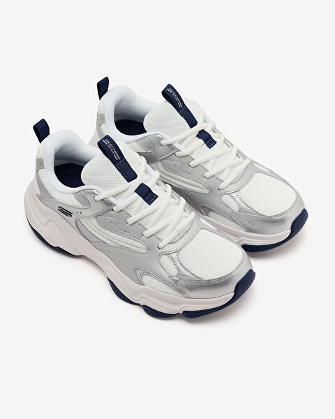 Skechers Bobs Diego Erkek Gri Sneakers 118330 SIL-4