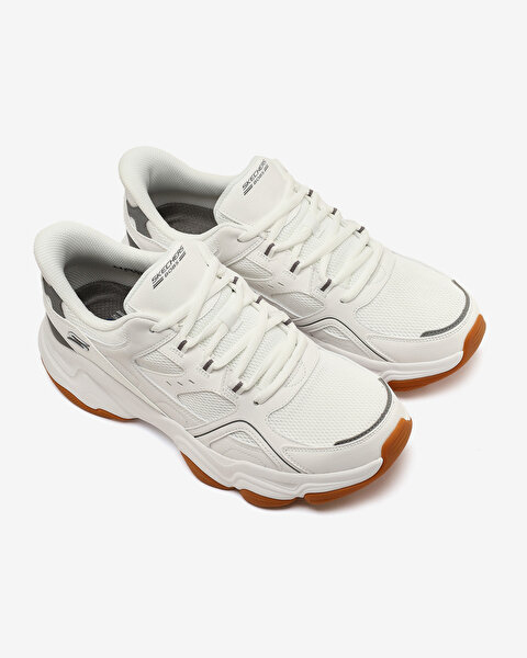 Skechers Bobs Diego Erkek Beyaz Spor Ayakkabı 118331 WMLT-5