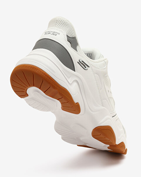 Skechers Bobs Diego Erkek Beyaz Spor Ayakkabı 118331 WMLT-6