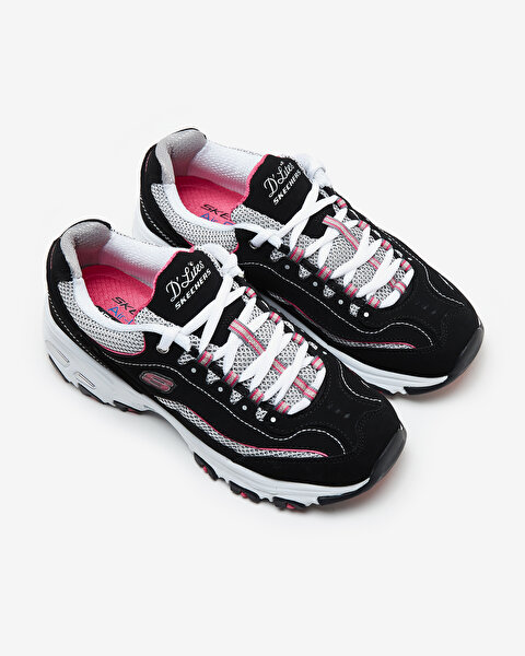 Skechers D'lites Kadın Siyah Sneakers 11860 BKWP-8
