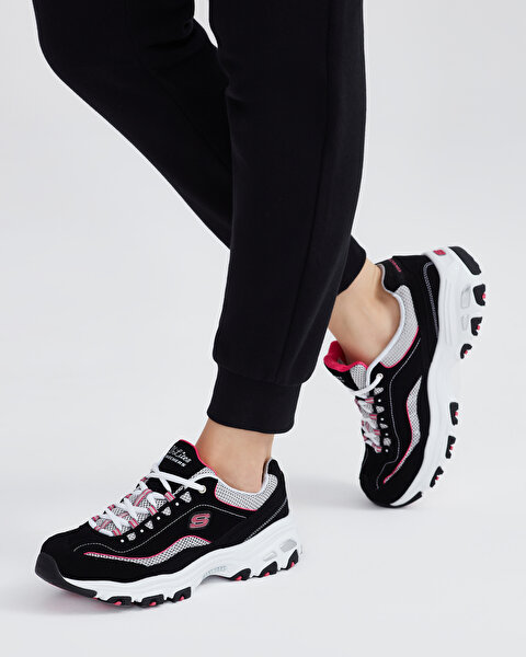 Skechers D'lites Kadın Siyah Sneakers 11860 BKWP-3