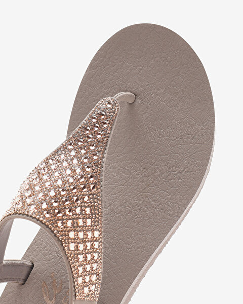 Skechers Meditation  -  Rockstar Kadın Bej Sandalet 119770 TPE-6