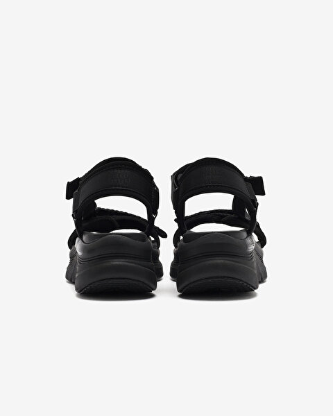 Skechers D'lux Walker - Pretty Field Kadın Siyah Sandalet 119822 BBK-4