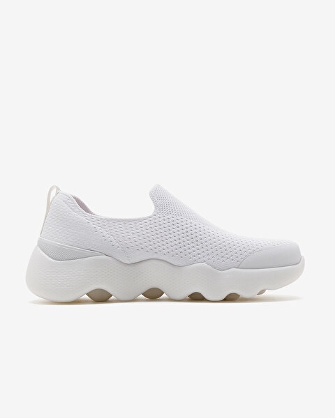 Skechers Go Walk Massage Fit  -  Tidal Kadın Beyaz Yürüyüş Ayakkabısı 124906 WHT-1