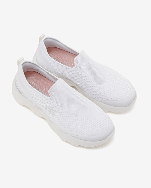 Skechers Go Walk Massage Fit  -  Tidal Kadın Beyaz Yürüyüş Ayakkabısı 124906 WHT-4