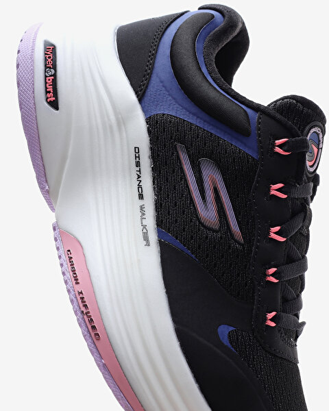 Skechers Go Walk Distance Walker  -  Fre Kadın Siyah Yürüyüş Ayakkabısı 125130 BKLV-8