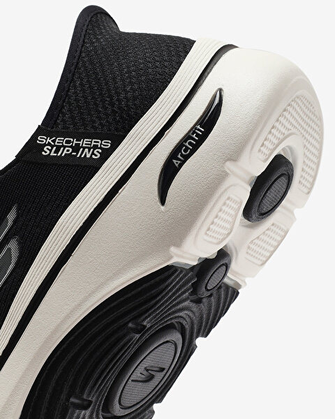 Skechers Go Walk Arch Fit 2.0 - Valencia Kadın Siyah Yürüyüş Ayakkabısı 125319 BKW-6