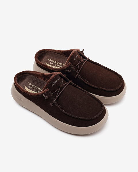 Skechers Go Walk Horizon Hollie Kadın Kahverengi Arkası Açık Yürüyüş Ayakkabısı 125804 CHOC-5