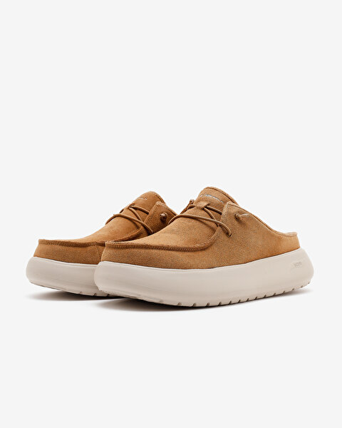 Skechers Go Walk Horizon Hollie Kadın Kahverengi Arkası Açık Yürüyüş Ayakkabısı 125804 CSNT-2