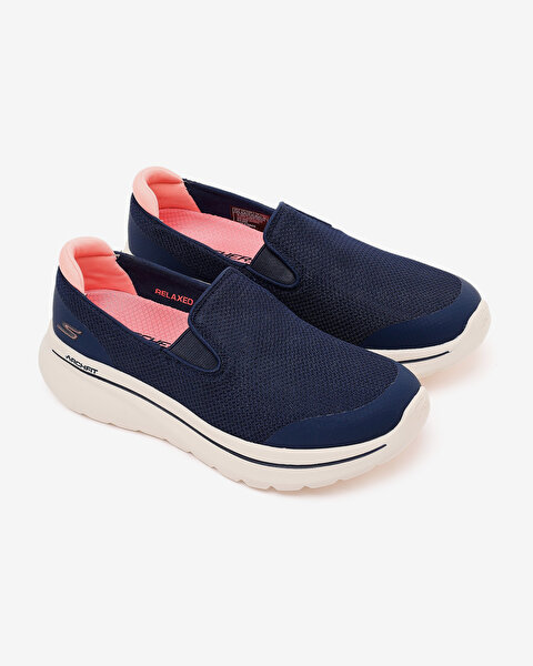 Skechers Go Walk Arch Fit N-joy Kadın Mavi Yürüyüş Ayakkabısı 125841TK NVPK-4