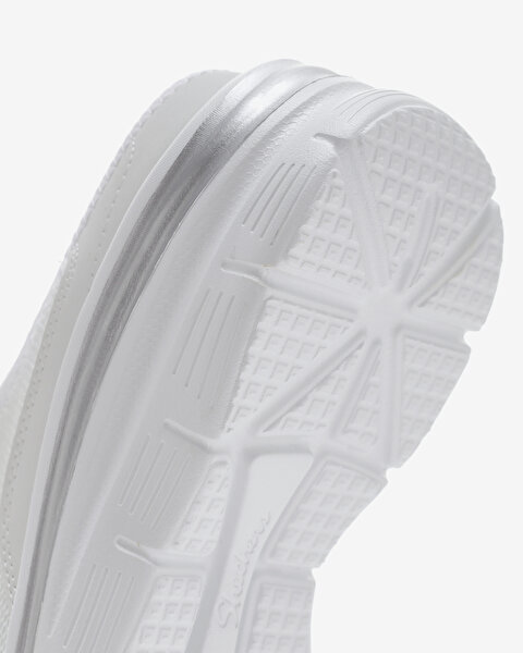 Skechers Fashion Fit Kadın Beyaz Arkası Açık Spor Ayakkabı 12714TK WHT-6
