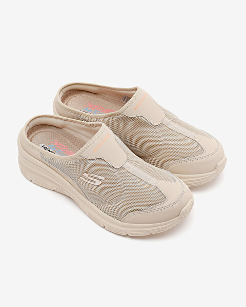 Skechers Fashion Fit Kadın Bej Arkası Açık Spor Ayakkabı 12714TK TPE-4