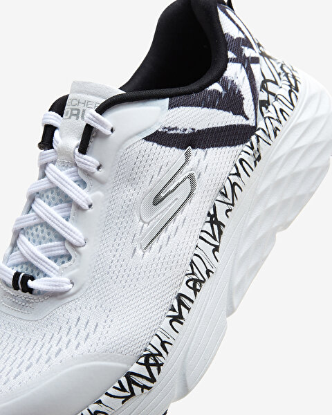 Skechers Max Cushioning Elite - Forever Kadın Beyaz Koşu Ayakkabısı 128552 WBK-8