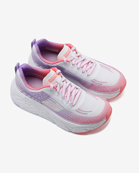 Skechers Max Cushioning Elite - Galaxy B Kadın Beyaz Koşu Ayakkabısı 128563 WLV-5