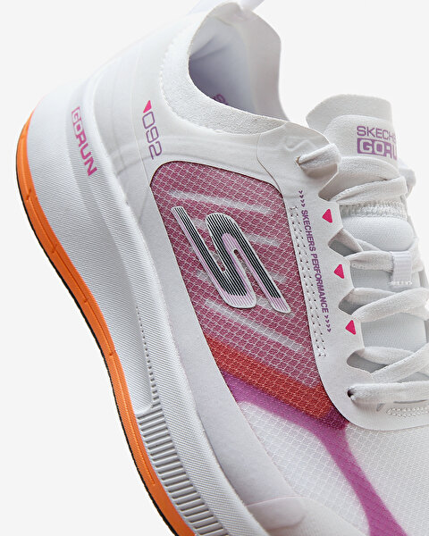 Skechers Go Run Pulse  -  Fast Stride Kadın Beyaz Koşu Ayakkabısı 128658 WMLT-9