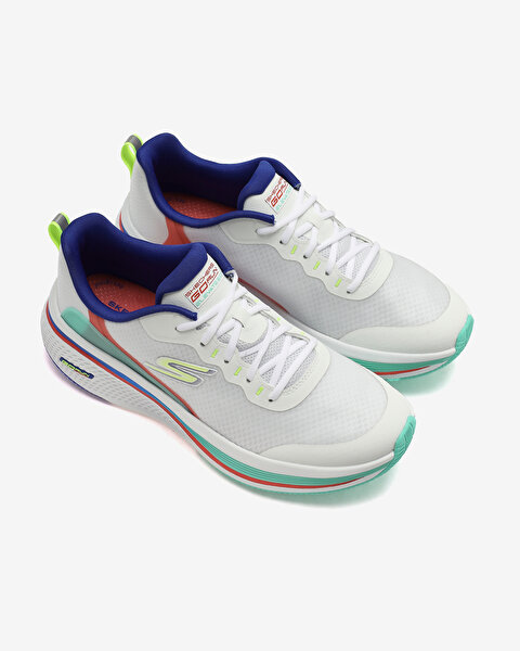 Skechers Go Run Elevate 2.0 - Cardona Kadın Beyaz Koşu Ayakkabısı 129002 WMLT-5