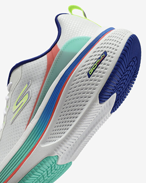 Skechers Go Run Elevate 2.0 - Cardona Kadın Beyaz Koşu Ayakkabısı 129002 WMLT-6