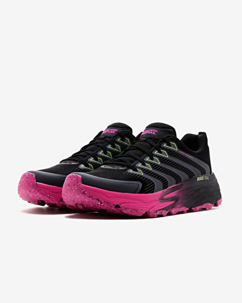 Skechers Max Cushioning Elite Trail Kadın Siyah Outdoor Koşu Ayakkabısı 129154 BKMT-4