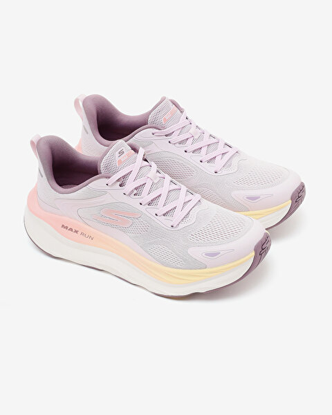 Skechers Max Run - Pacewave Kadın Mor Koşu Ayakkabısı 129202 LAV-5