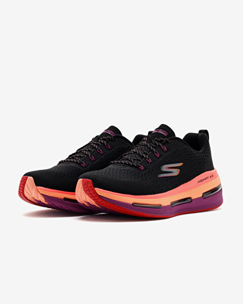 Skechers Max Cushioning Arch Fit Air Kadın Siyah Koşu Ayakkabısı 129320 BKMT-2