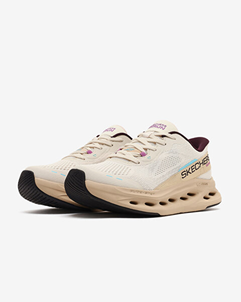 Skechers Max Cushioning Glide-step Kadın Natürel Koşu Ayakkabısı 129400 NAT-2